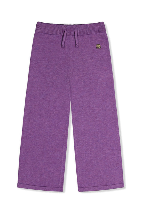 Knitted Wide Leg Pants Violet - J20LT20_05005