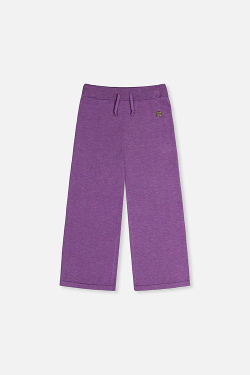 Knitted Wide Leg Pants Violet - J20LT20_05005