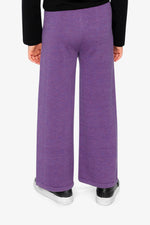 Knitted Wide Leg Pants Violet - J20LT20_05005