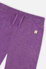 Knitted Wide Leg Pants Violet - J20LT20_05005
