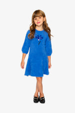 Hairy Knitted Dress Royal Blue - J20LT86_04640