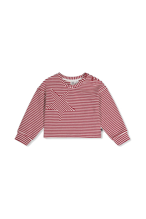 Soft Jersey Top Red And White Stripes - J20M71_2J285