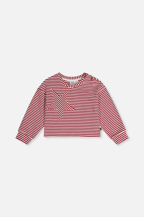 Soft Jersey Top Red And White Stripes - J20M71_2J285