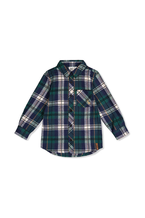 Plaid Shirt Blue And Green - J20OB16_2J314