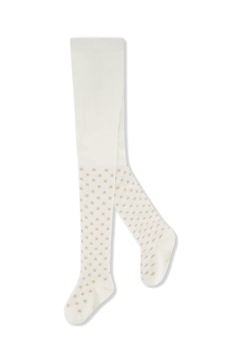 Knit Heart Tights Off-White - J20OGT_01010
