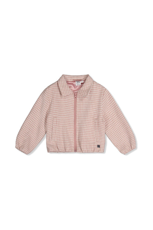 Bomber Jacket Pink Houndstooth - J20Q53_2J308