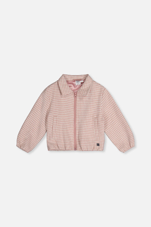 Bomber Jacket Pink Houndstooth - J20Q53_2J308