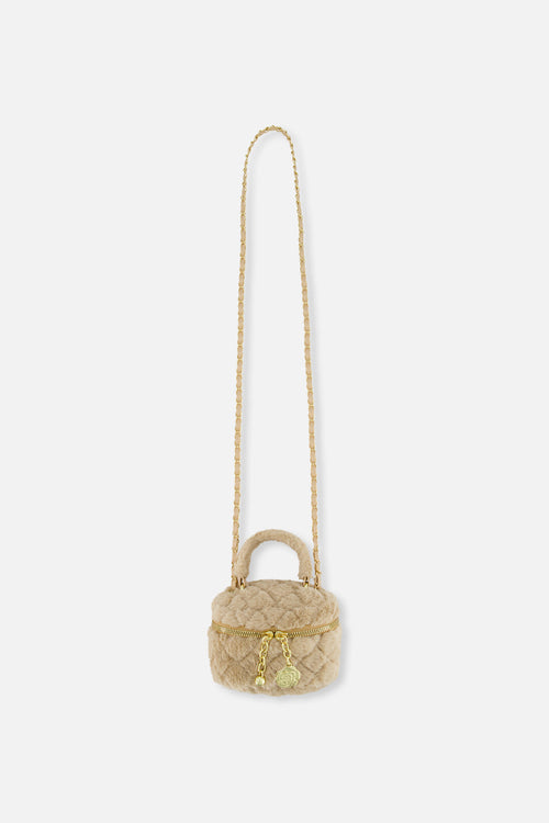 Faux Fur Small Bag Beige - J20QA1_01160
