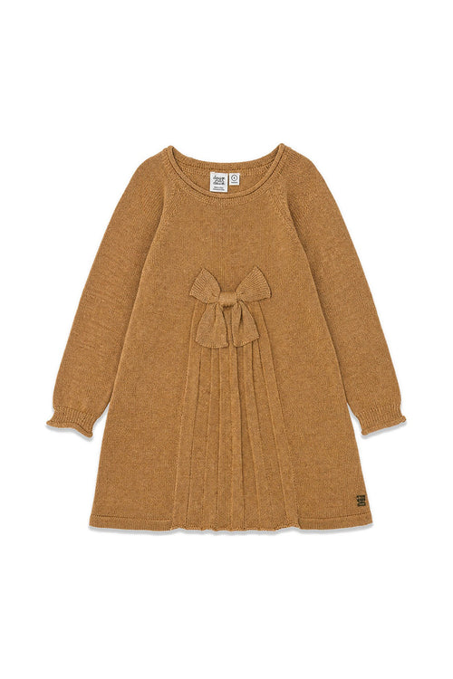 Knitted Dress Brown Cinnamon