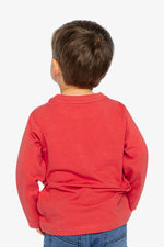 Long Sleeve Organic Cotton T-Shirt Rose Orange - J20S70_06540