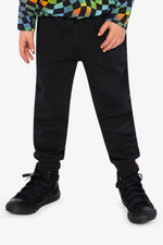 Fleece Sweatpants With Pockets Black - J20U21_09990