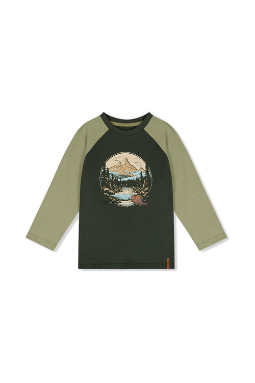 Raglan T-Shirt Dark Turquoise - J20U69_03014