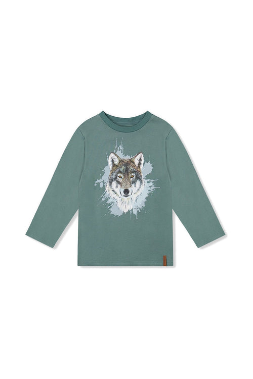 Long Sleeve T-Shirt Turquoise - J20U71_03750