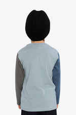 Long Sleeve Organic Cotton T-Shirt Sky Blue - J20U74_04015
