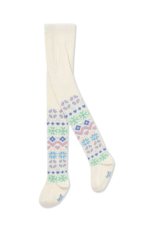 Tights Beige And Multicolored