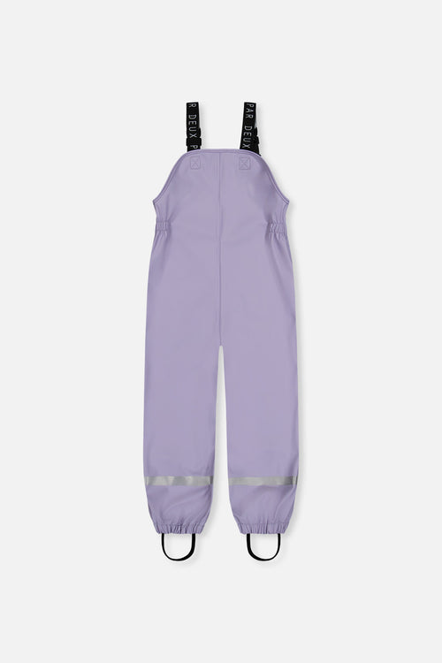 Salopette de pluie mauve