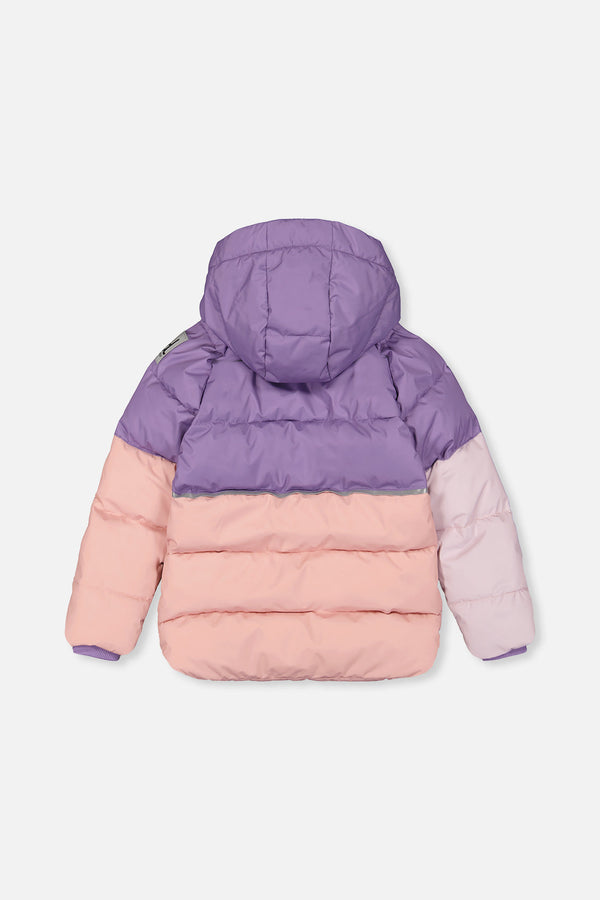 Color-Block Winter Jacket Violet - J20W57_05003