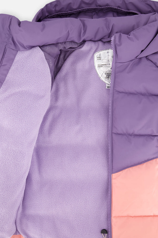 Color-Block Winter Jacket Violet - J20W57_05003