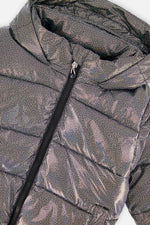 Winter Puffy Jacket Black Glitter - J20W58_2J014