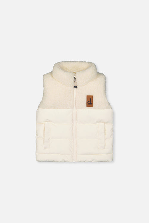 Sleeveless Mid-Season Vest Off-White - J20W63_01880