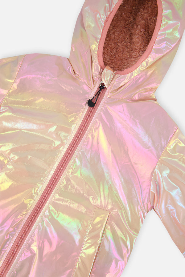 Baby Reversible Mid-Season Jacket Pink - J20W65B_1J086