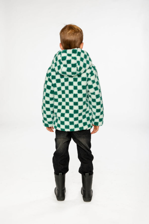 Reversible Mid-Season Jacket Forest Green - J20W65_03730