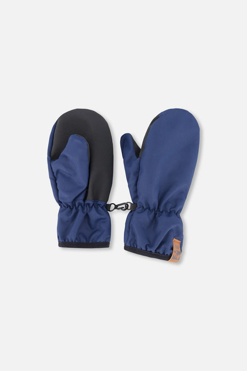 Mitaines mi-saison bleu marine pour bébé