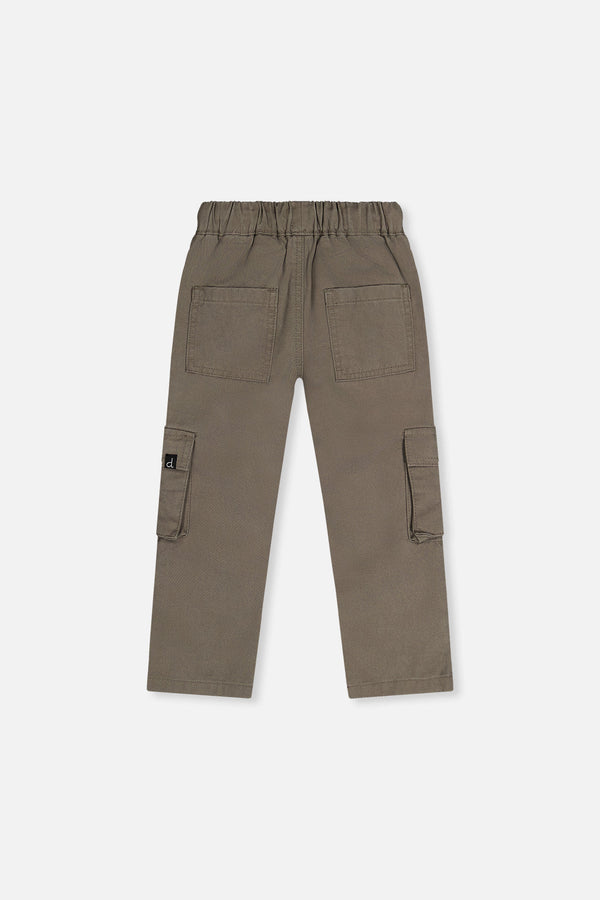 Twill Pants With Cargo Pockets Grey - J20YB21_09680