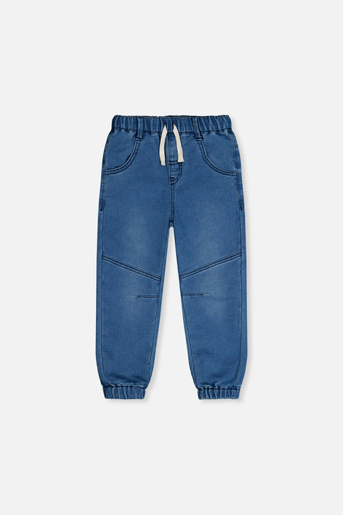 French Terry Denim Jogger Pants Light Blue - J20YB24_01250