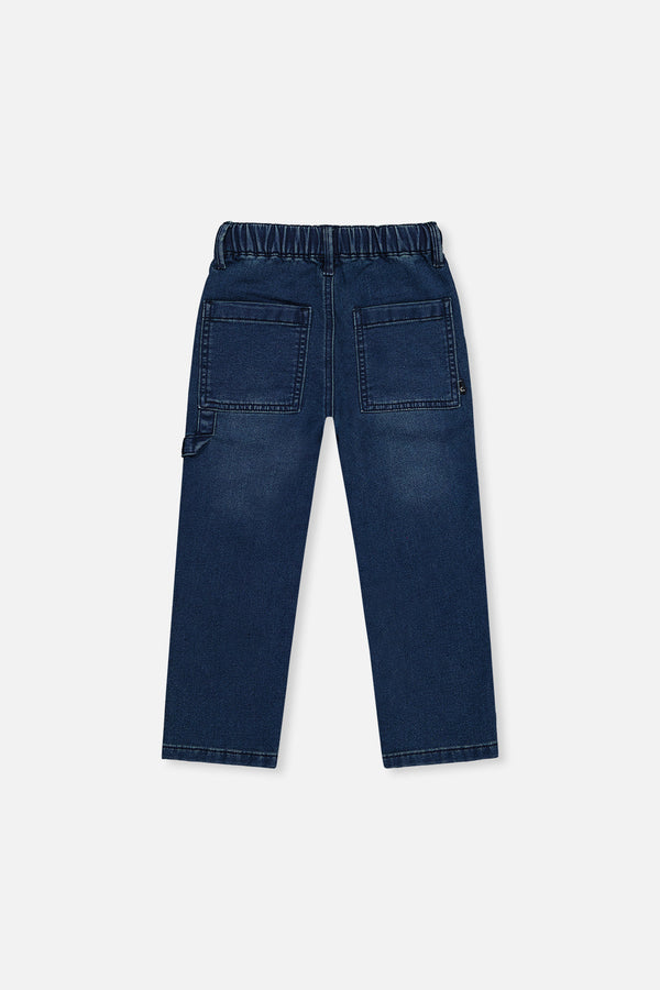 French Terry Denim Pants Navy Blue - J20YB25_01230