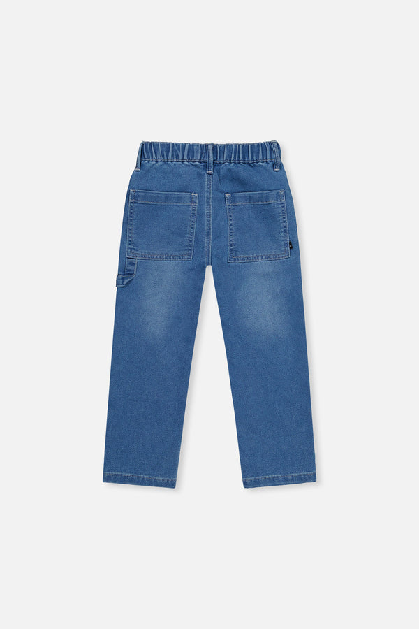 French Terry Denim Pants Light Blue - J20YB25_01250
