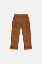 Stretch Corduroy Pants With Cargo Pocket Brown Sugar - J20YB26_01740