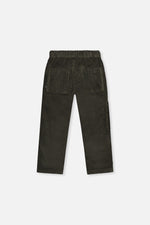 Stretch Corduroy Pants With Cargo Pocket Dark Grey - J20YB26_03070