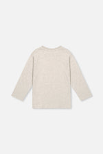 Organic Cotton Long Sleeve T-Shirt Heather Grey - J20YB70_01930