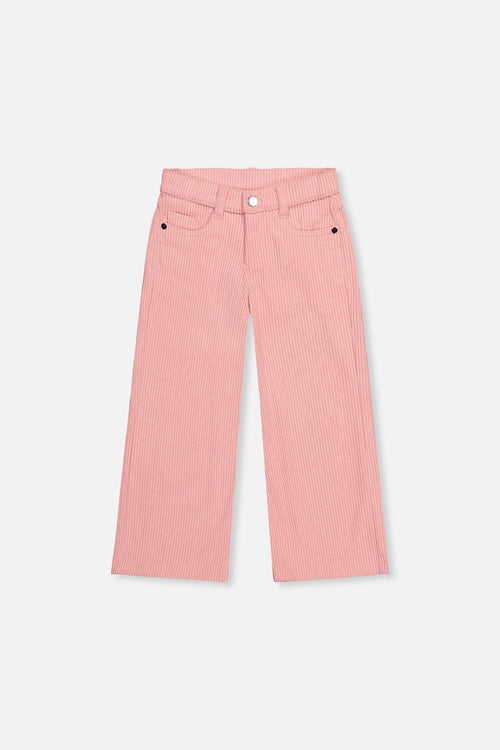 Stretch Corduroy Wide Leg Pants Pink - J20YG21_06210