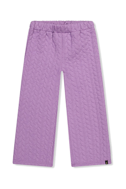 Wide Leg Jacquard Pants Purple - J20YG22_05930