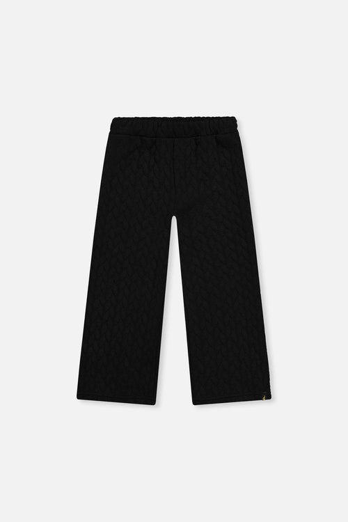 Wide Leg Jacquard Pants Black - J20YG22_09990