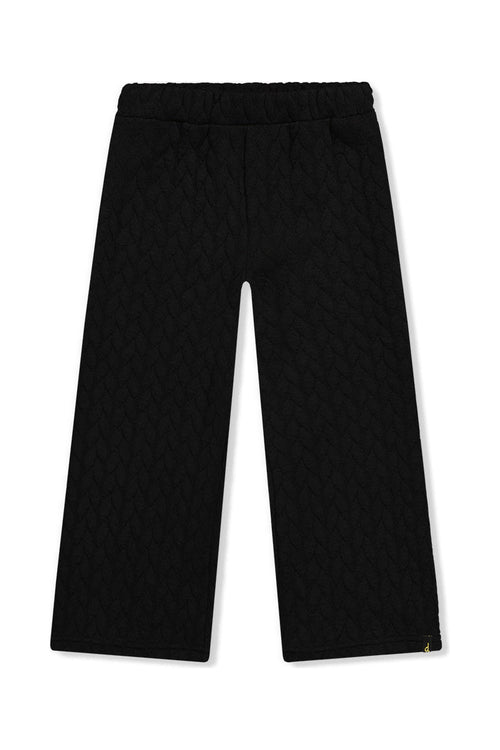 Wide Leg Jacquard Pants Black - J20YG22_09990