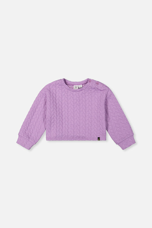 Jacquard Sweatshirt Purple - J20YG32_05930