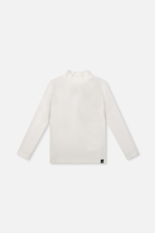 Brushed Rib Mock Neck Top Off-White - J20YG71_01010