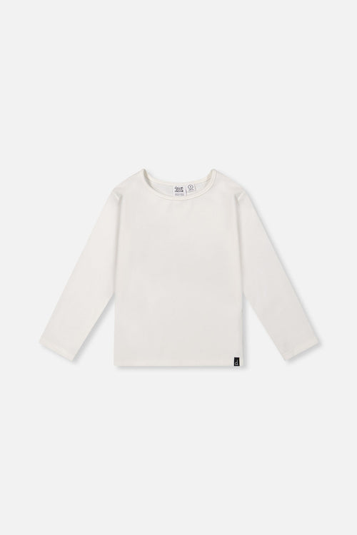 Brushed Rib Crew Neck Top Off-White - J20YG72_01010