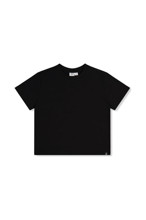 Heavy Jersey Wide Short Sleeve T-Shirt Black - J20YG73_09990