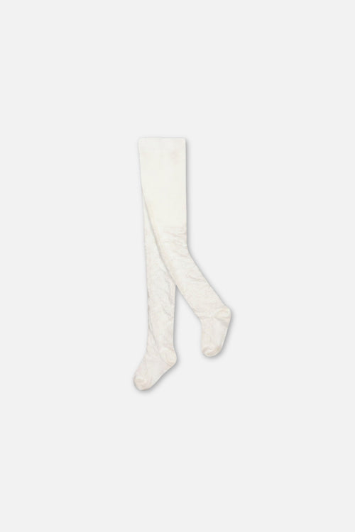 Baby Knit Textured Tights Off-White