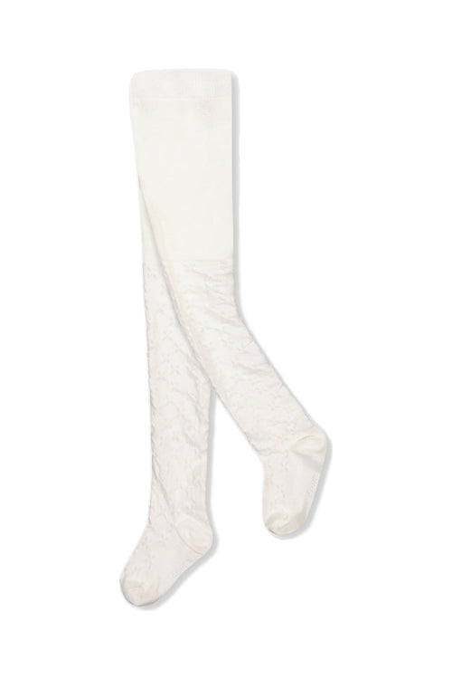 Knit Textured Tights Off-White - J20YGT_01010