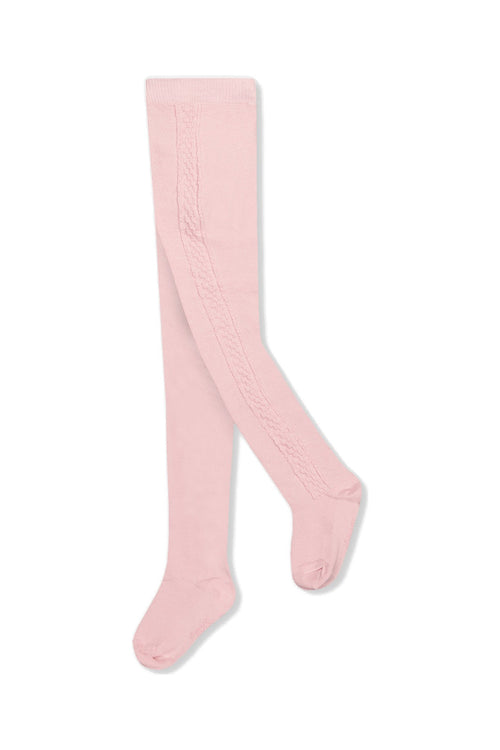 Knit Textured Tights Dusty Pink - J20YGT_06840