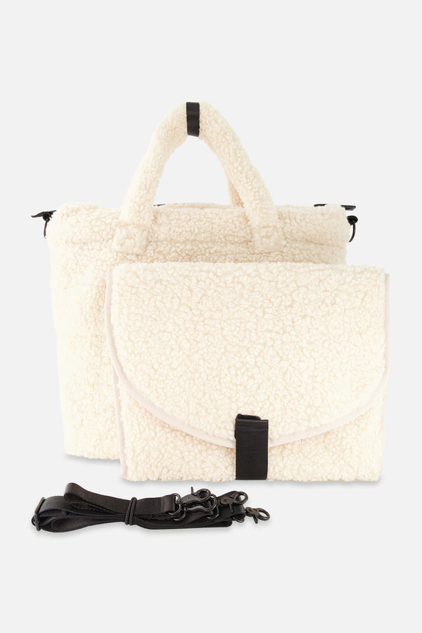 Diaper Bag Off-White With Changing Mat - J20Z101_01880
