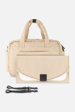 Diaper Bag With Changing Mat Beige - J20Z102_01470