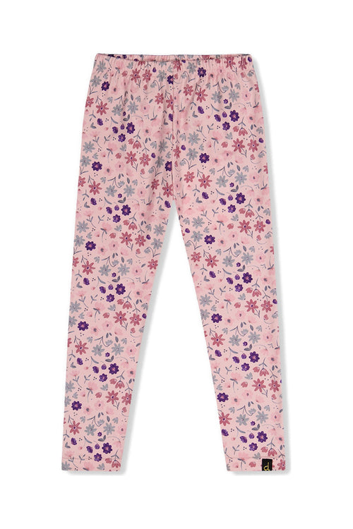 Printed Leggings Pink Printed Daisies - J20Z61_2J311