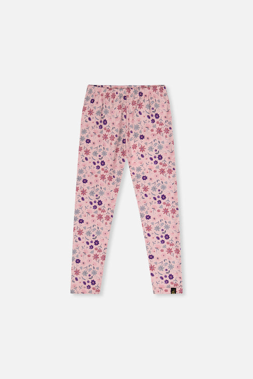 Printed Leggings Pink Printed Daisies - J20Z61_2J311