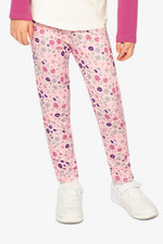 Printed Leggings Pink Printed Daisies - J20Z61_2J311